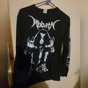 Abbath long sleeve and collectors edition cd men's medium